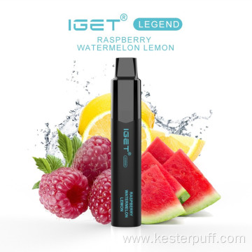 Original IGET LEGEND 4000 Puffs Disposable Vape Pod